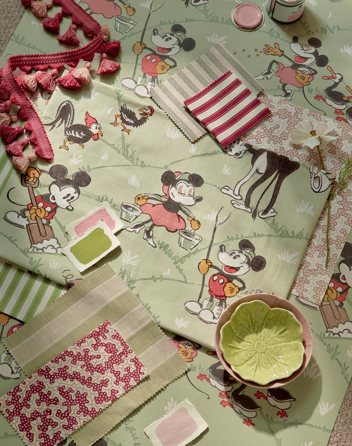 Sanderson Butterscotch Disney Home x Sanderson Fabric