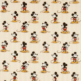 Sanderson Mickey Stripe Peanut Fabric