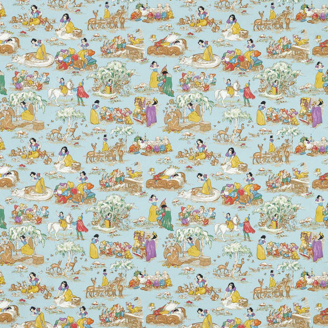 Sanderson Snow White Puddle Blue Fabric