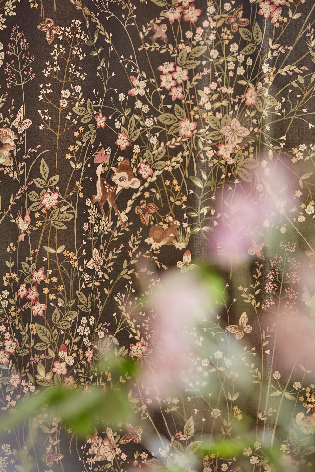 Sanderson Chocolate Disney Home x Sanderson Fabric