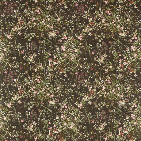 Sanderson Bambi Chocolate Fabric