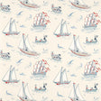 Sanderson Donald Nautical Sea Salt Fabric
