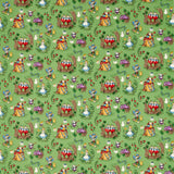 Sanderson Alice in Wonderland Gumball Green Fabric