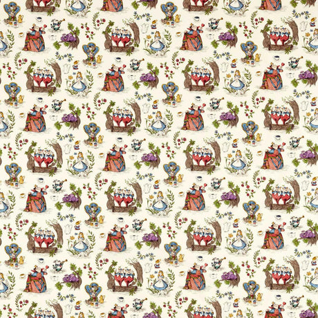 Sanderson Alice in Wonderland Hundreds & Thousands Fabric