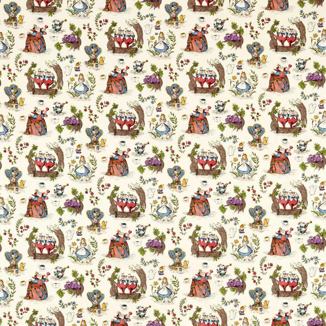 Sanderson Alice in Wonderland Hundreds & Thousands Fabric