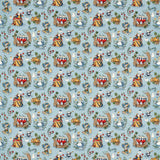 Sanderson Alice in Wonderland Puddle Blue Fabric