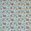 Sanderson Alice in Wonderland Puddle Blue Fabric