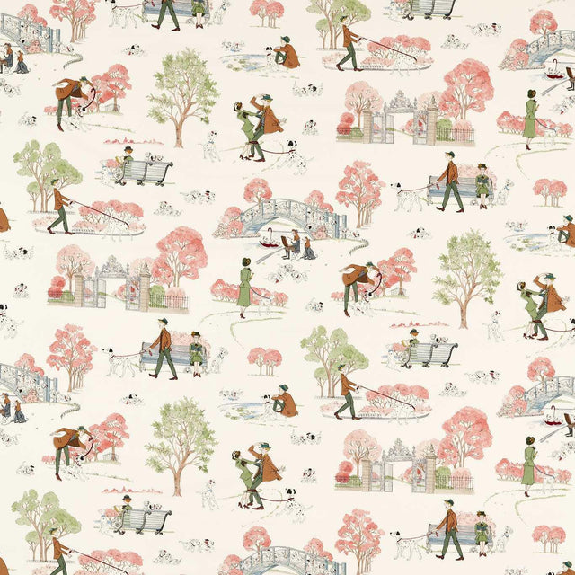 Sanderson 101 Dalmatians Candy Floss Fabric