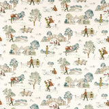 Sanderson 101 Dalmatians Breeze Blue Fabric