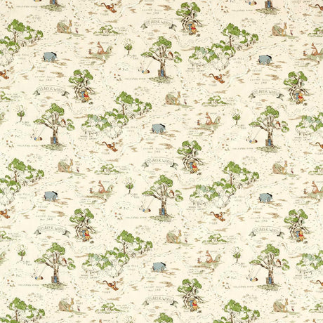 Sanderson Hundred Acre Wood Cashew Fabric