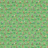 Sanderson Mickey & Minnie Gumball Green Wallpaper