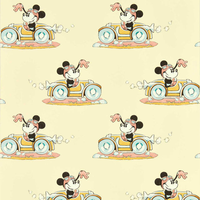 Sanderson Minnie On the Move Sherbet Wallpaper