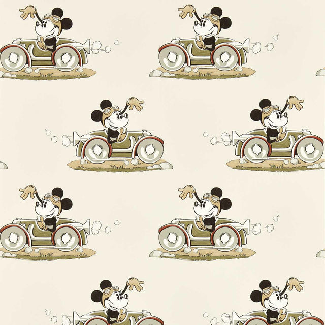 Sanderson Minnie On the Move Babyccino Wallpaper