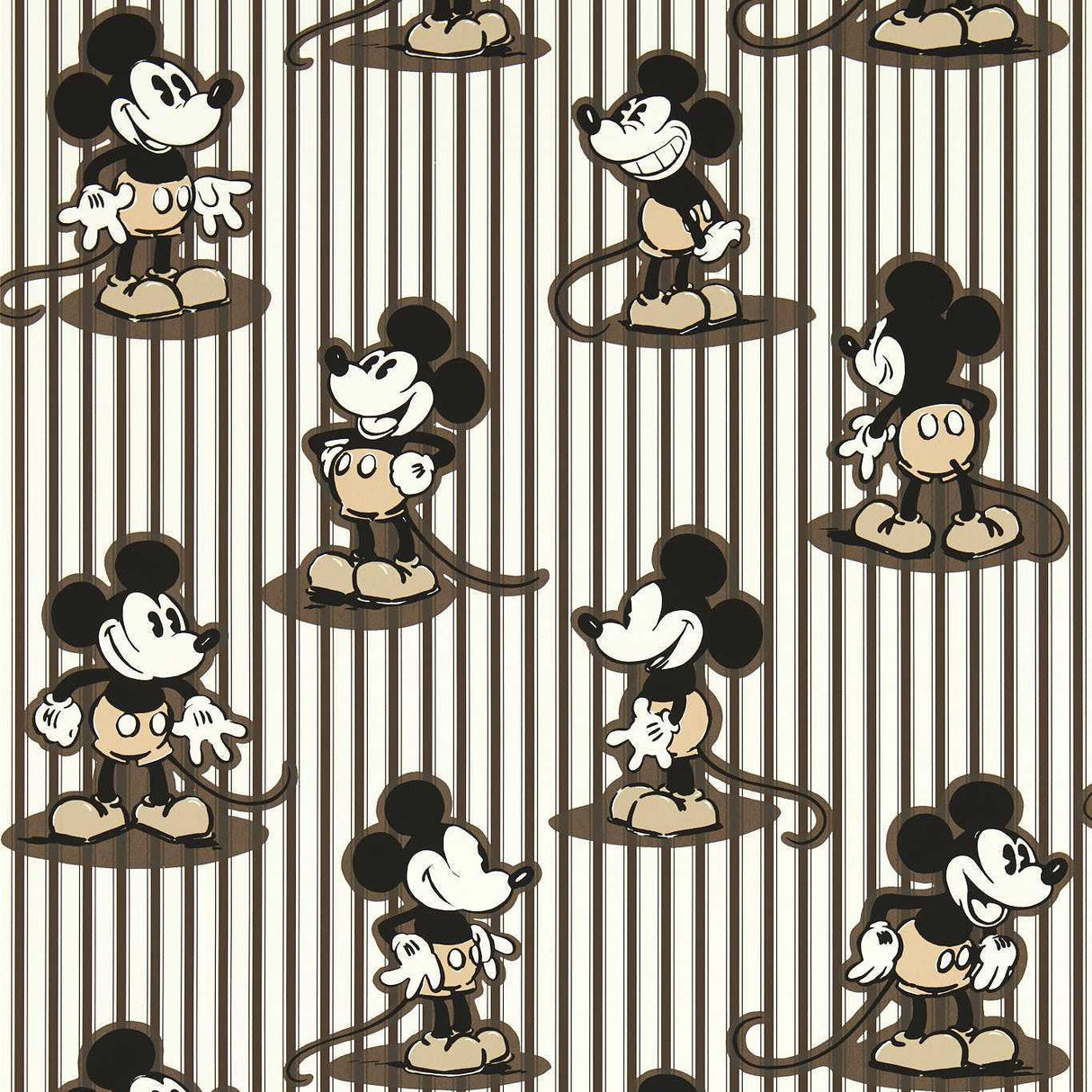 Sanderson Mickey Stripe Humbug Wallpaper