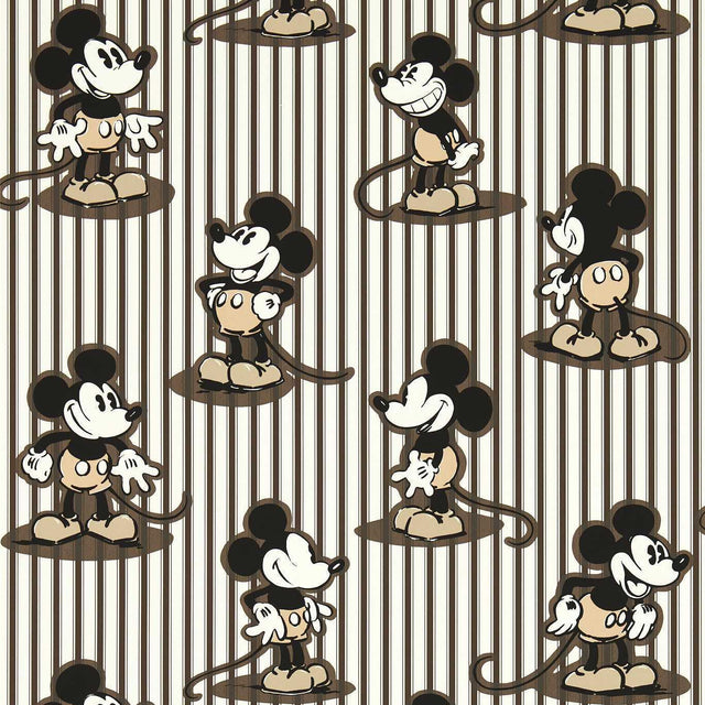 Sanderson Mickey Stripe Humbug Wallpaper