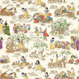 Sanderson Snow White Whipped Cream Wallpaper