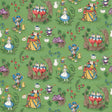 Sanderson Alice in Wonderland Gumball Green Wallpaper