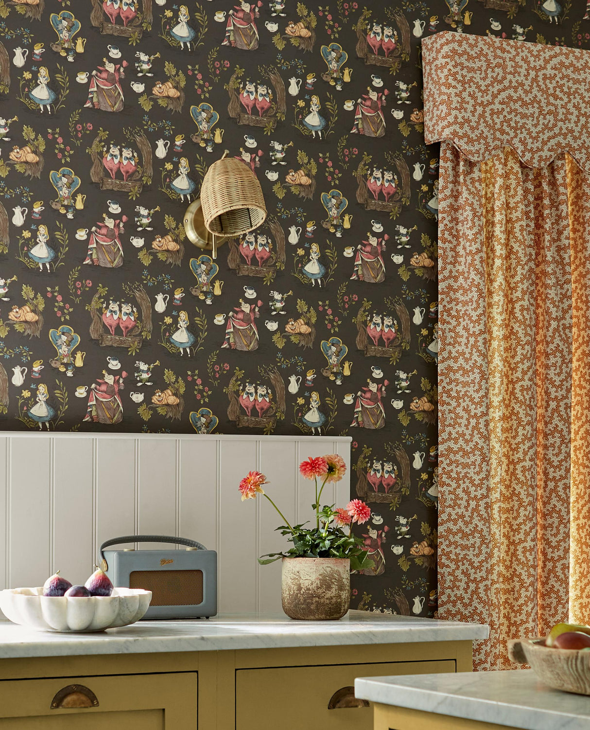 Sanderson Puddle blue Disney Home x Sanderson Wallpaper