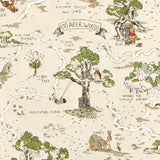 Sanderson Hundred Acre Wood Cashew Wallpaper