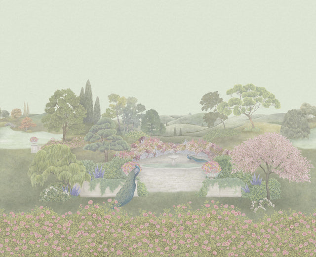 Cole & Son IDYLL METALLIC BLUSH PEARL Wallpaper