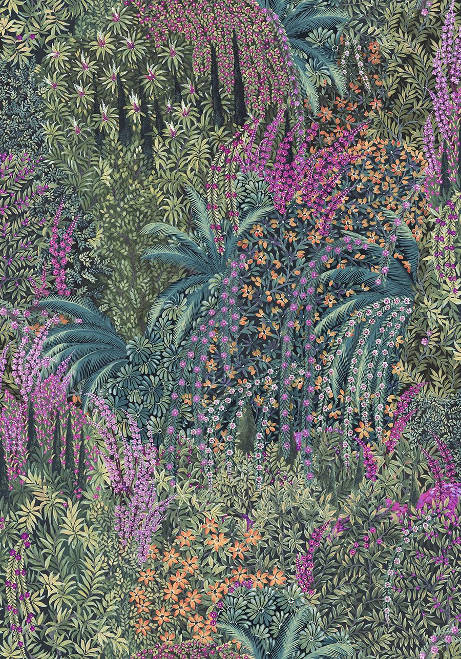 Cole & Son CASCADE VIRIDIAN Wallpaper