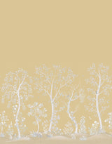 Cole & Son SEASONAL WOODS METALLIC GOLD PEARL Wallpaper