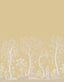 Cole & Son SEASONAL WOODS METALLIC GOLD PEARL Wallpaper