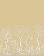Cole & Son SEASONAL WOODS METALLIC GOLD PEARL Wallpaper