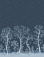 Cole & Son SEASONAL WOODS MIDNIGHT Wallpaper