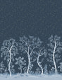 Cole & Son SEASONAL WOODS MIDNIGHT Wallpaper
