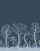 Cole & Son SEASONAL WOODS MIDNIGHT Wallpaper