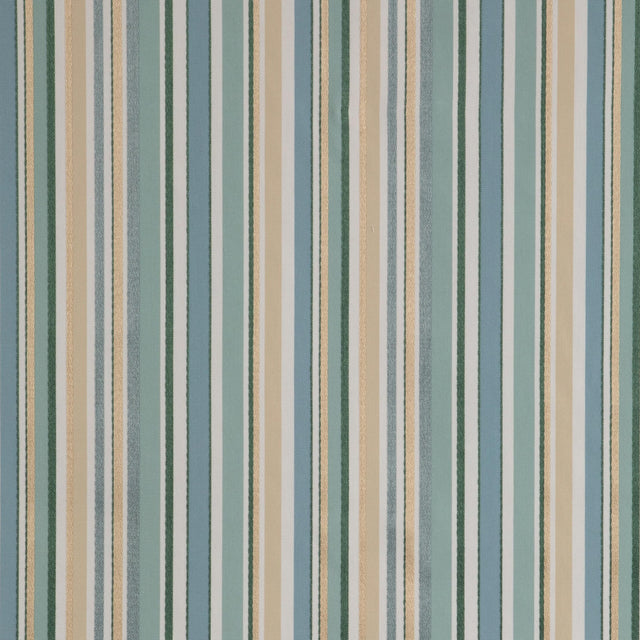 Lee Jofa SIDERS STRIPE AQUA/SAND Drapery Fabric