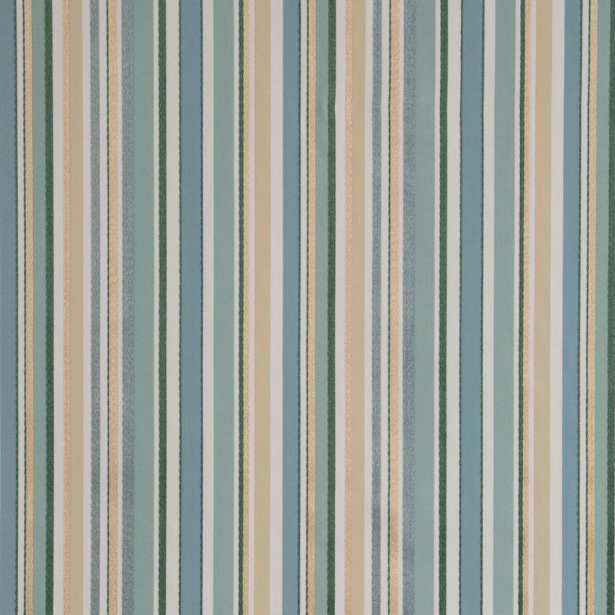 Lee Jofa SIDERS STRIPE AQUA/SAND Fabric