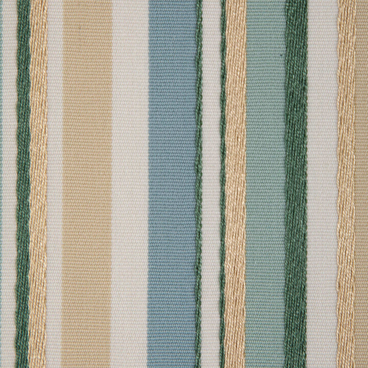 Lee Jofa SIDERS STRIPE AQUA/SAND Drapery Fabric