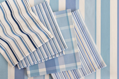 Lee Jofa SIDERS STRIPE CAPRI/SKY Drapery Fabric