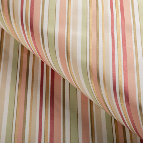 Lee Jofa SIDERS STRIPE BLUSH/SAGE Drapery Fabric