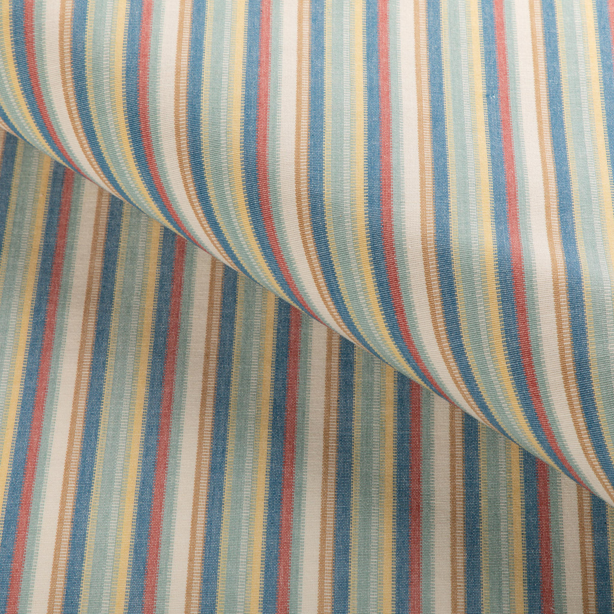 Lee Jofa SANDBANKS STRIPE AQUA/GOLD Upholstery Fabric