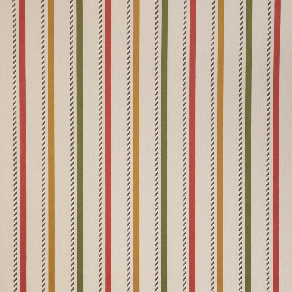 Lee Jofa BUXTON STRIPE RED/GOLD Fabric