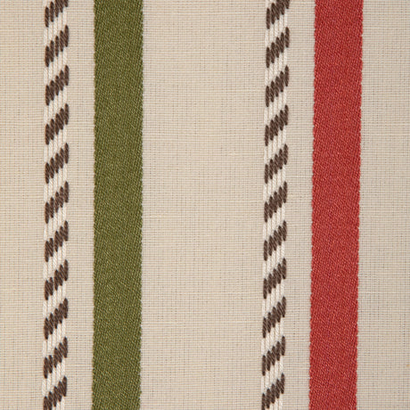 Lee Jofa BUXTON STRIPE RED/GOLD Fabric