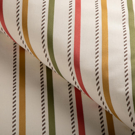 Lee Jofa BUXTON STRIPE RED/GOLD Fabric
