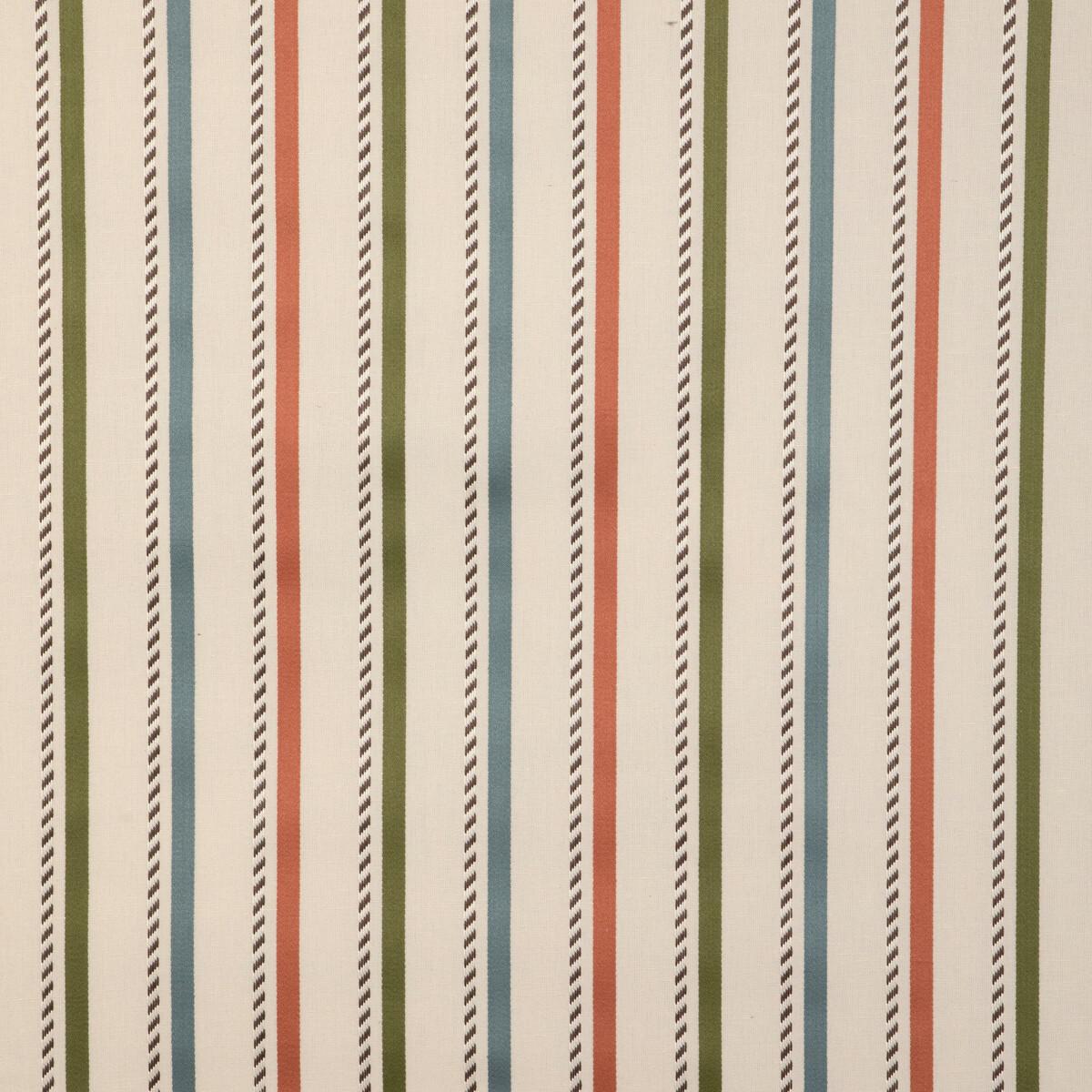 Lee Jofa BUXTON STRIPE LEAF/CLAY Fabric