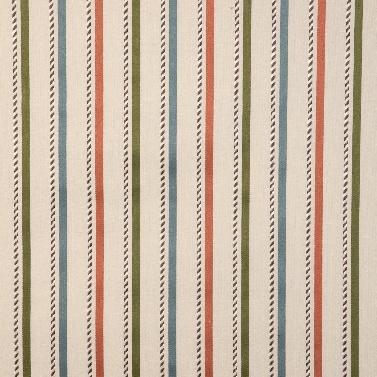 Lee Jofa BUXTON STRIPE LEAF/CLAY Fabric