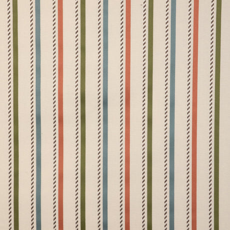 Lee Jofa BUXTON STRIPE LEAF/CLAY Fabric