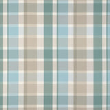Lee Jofa FISHER PLAID SKY/STONE Fabric