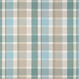 Lee Jofa FISHER PLAID SKY/STONE Fabric
