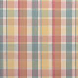 Lee Jofa FISHER PLAID MELON/AQUA Fabric