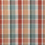 Lee Jofa FISHER PLAID TEAL/SPICE Fabric