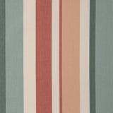 Lee Jofa FISHER STRIPE TEAL/SPICE Fabric