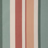Lee Jofa Fisher Stripe Teal/Spice Fabric