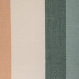 Lee Jofa FISHER STRIPE TEAL/SPICE Fabric